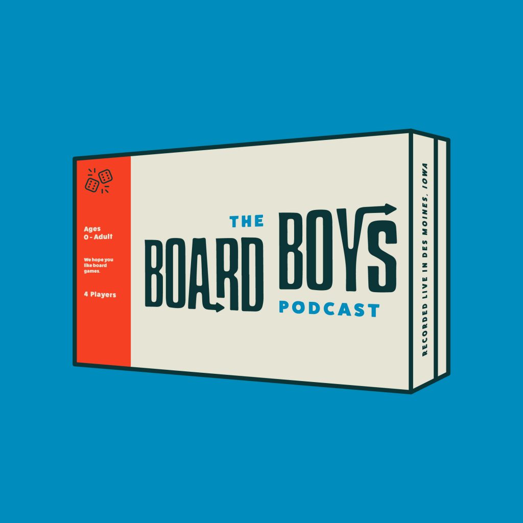 The Board Boys - Logo Full Blue BG The Board Boys Logo